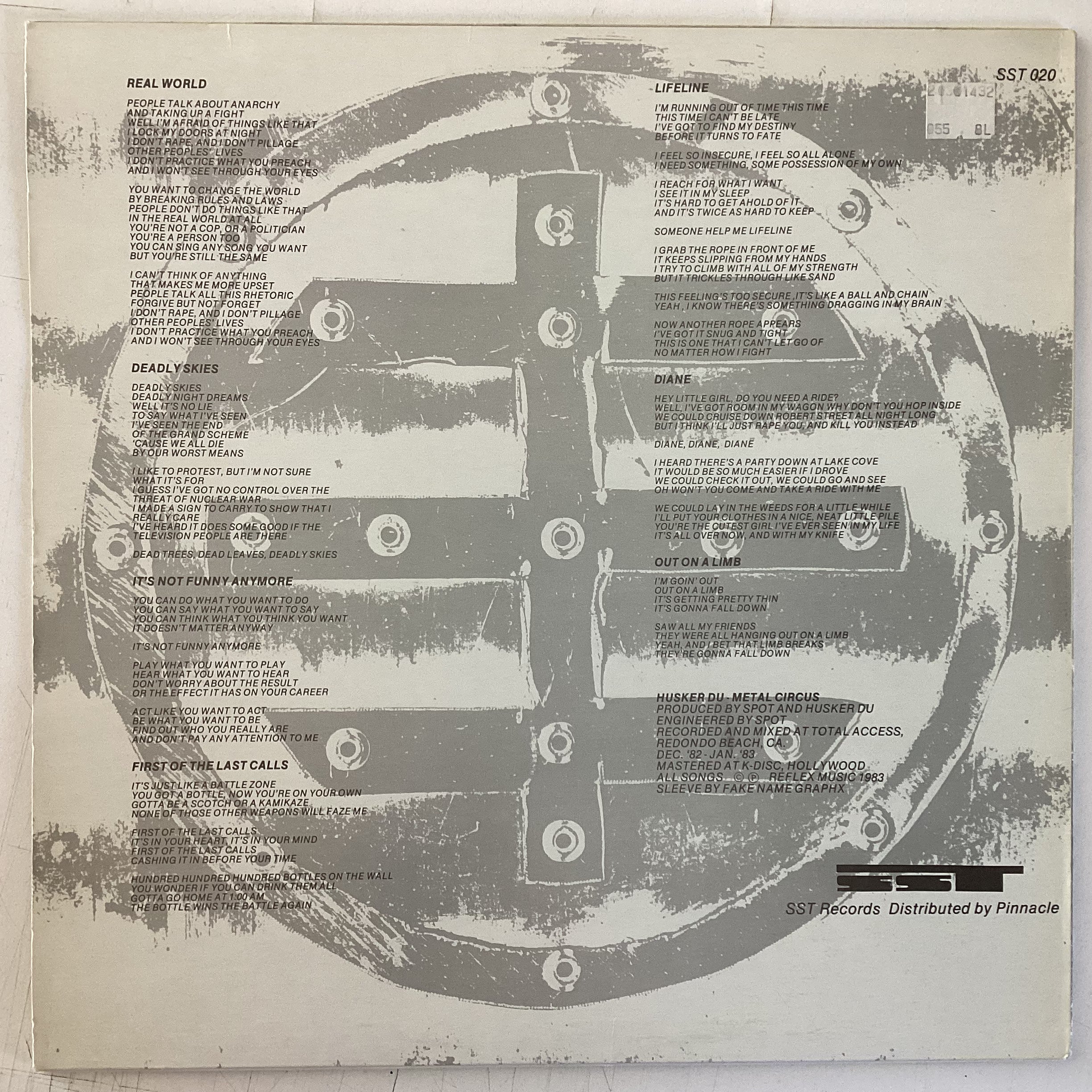 HÜSKER DÜ = METAL CIRCUS (UK 1983) (USED)