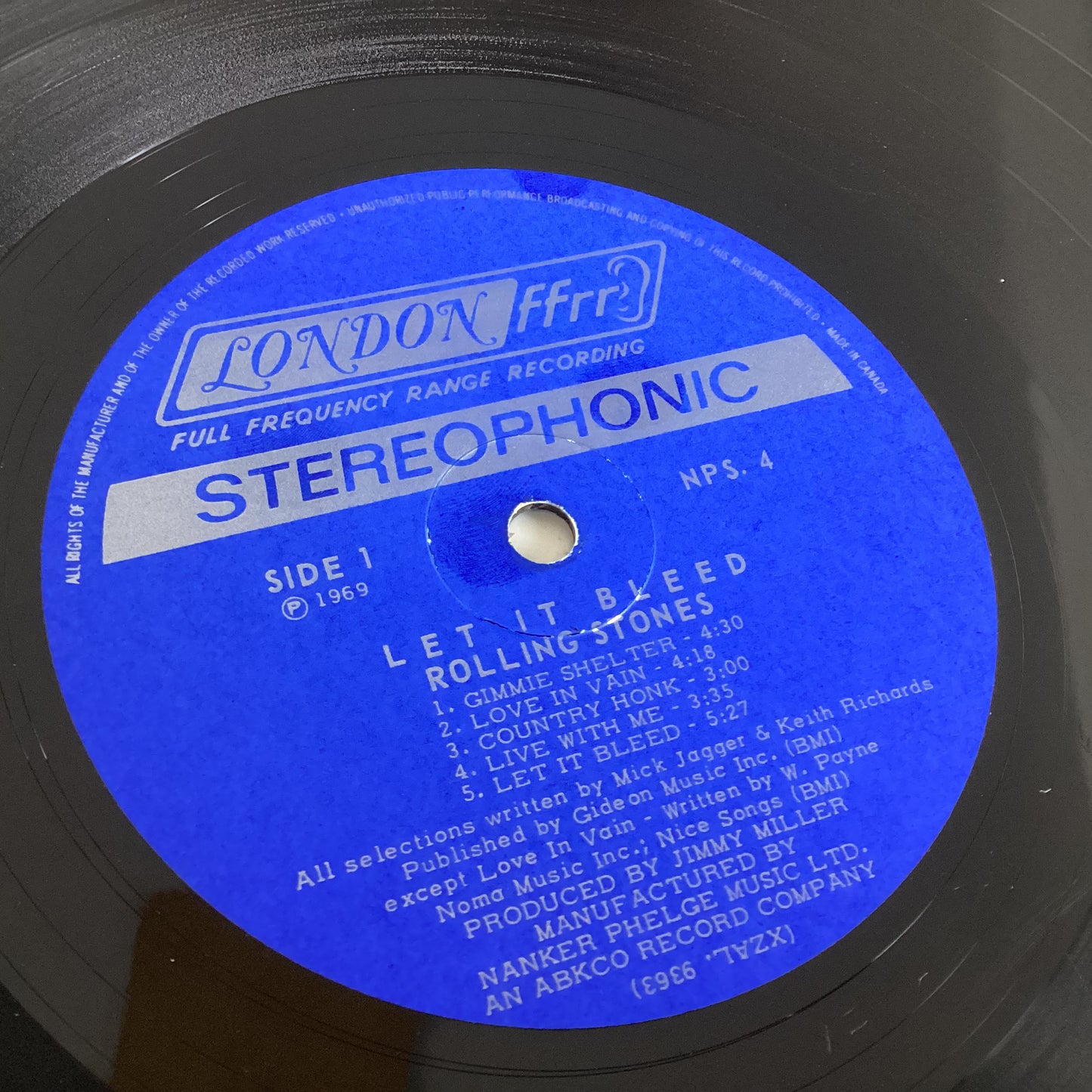 ROLLING STONES = LET IT BLEED (CDN 1969) (USED)