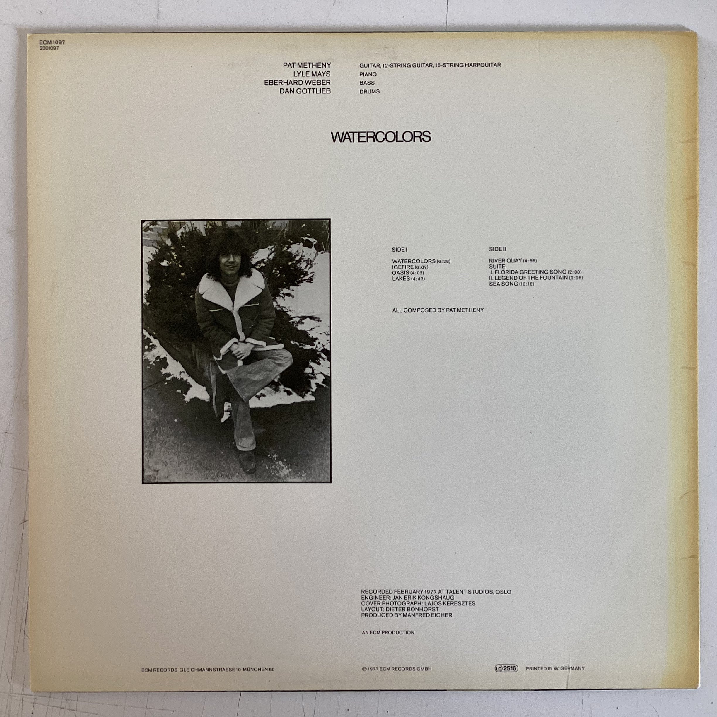 METHENY, PAT = WATERCOLORS (GERMANY 1977) (USED)