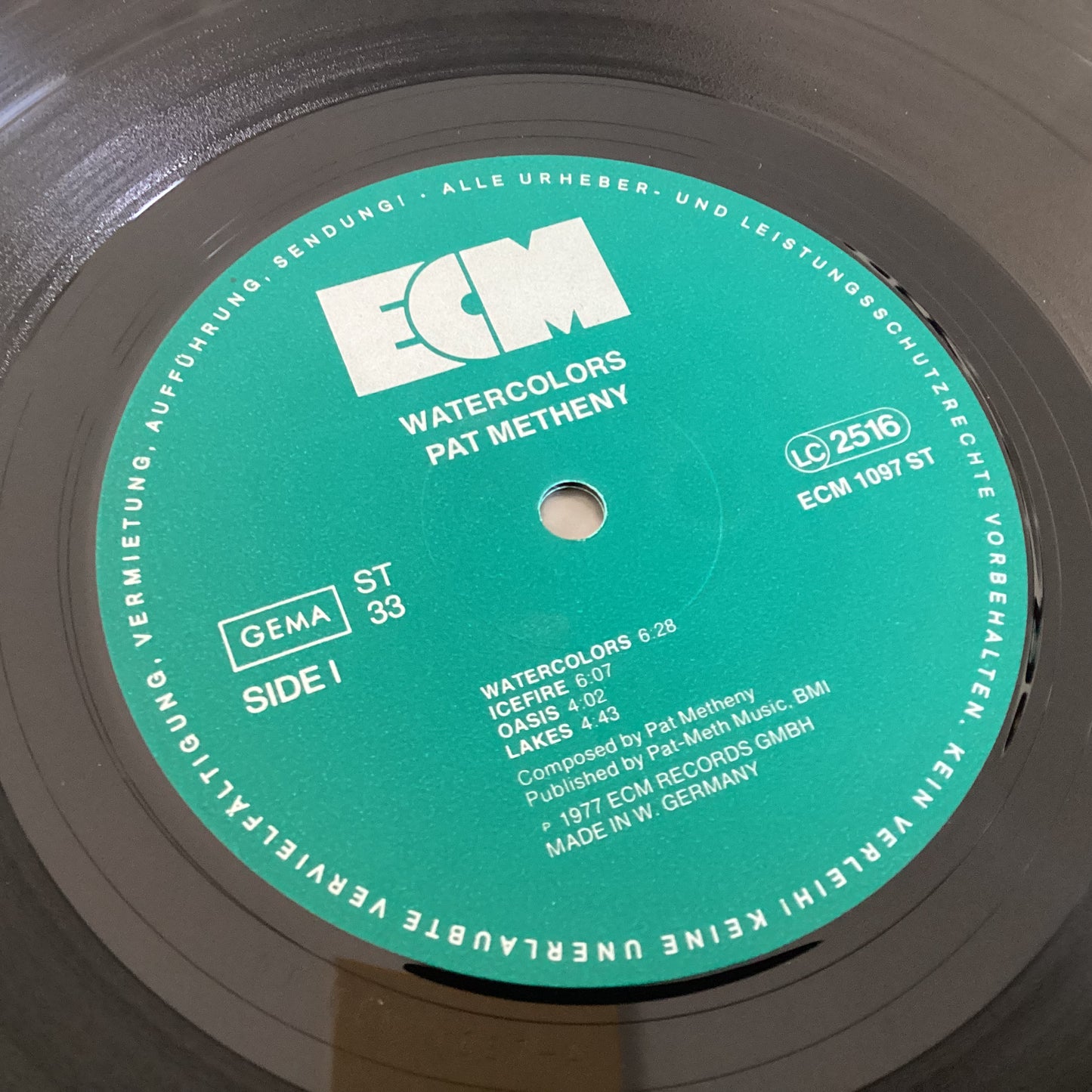 METHENY, PAT = WATERCOLORS (GERMANY 1977) (USED)