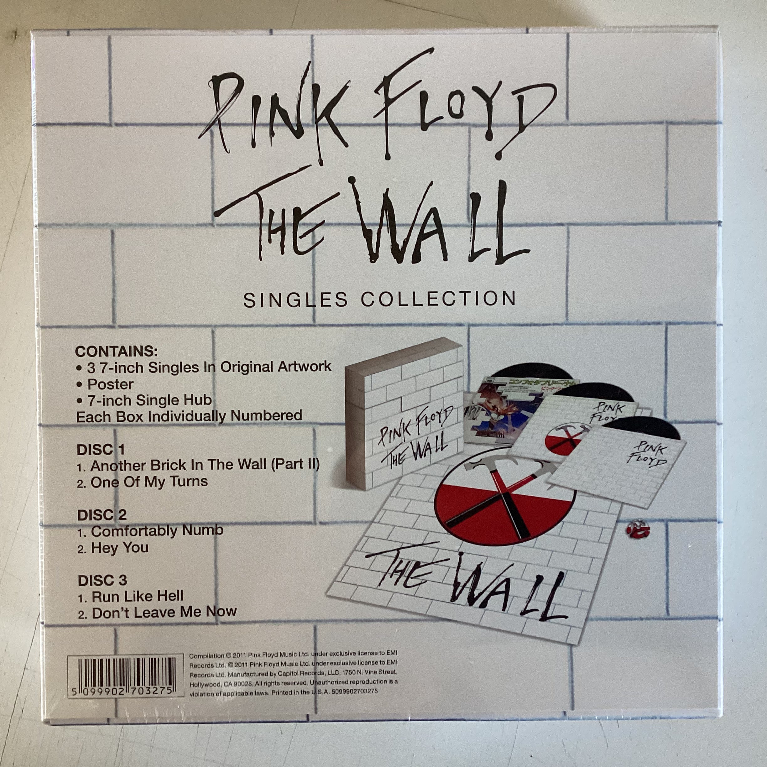 PINK FLOYD = WALL: SINGLES (7 IN./2011)