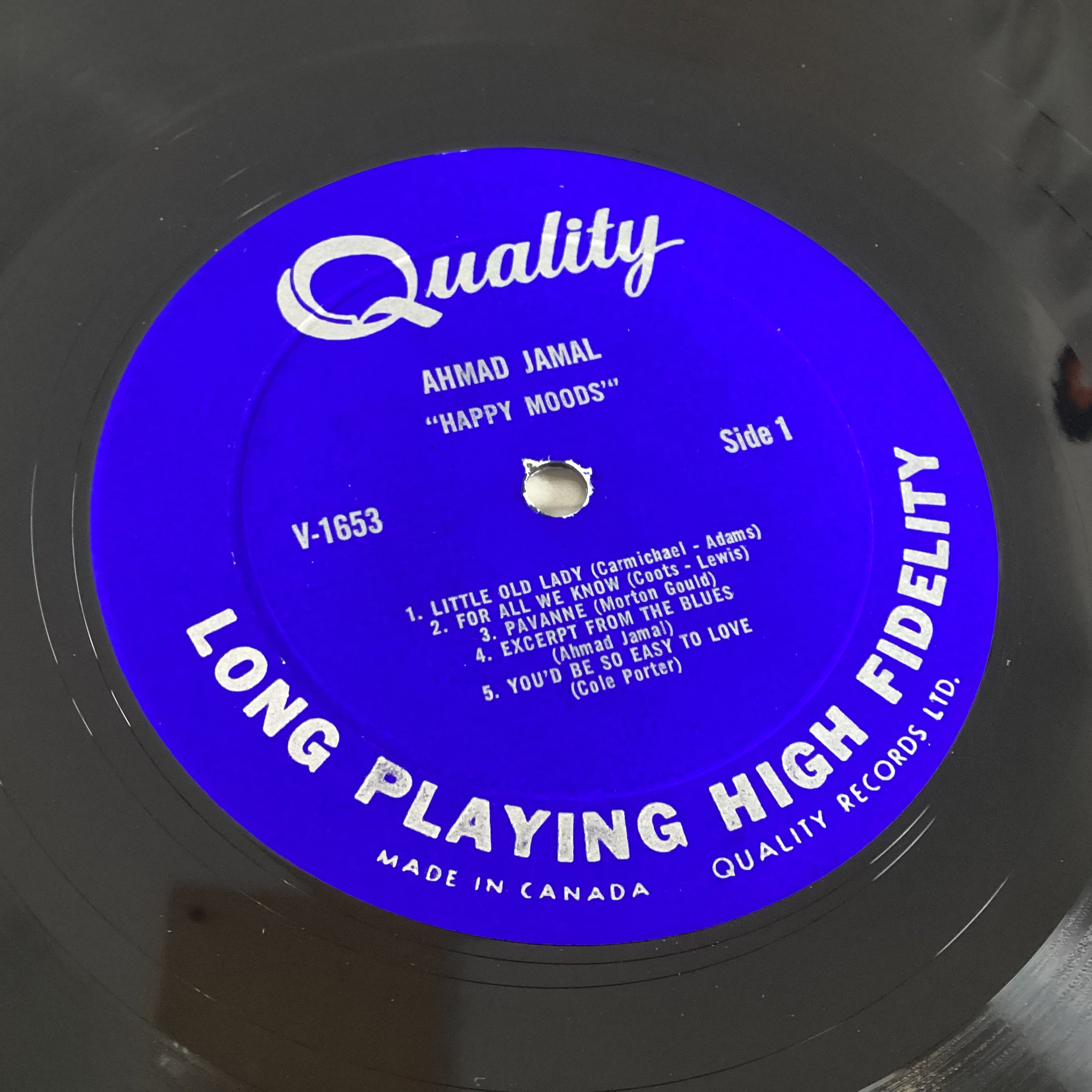 JAMAL, AHMAD = HAPPY MOODS (CDN 1960) (USED)