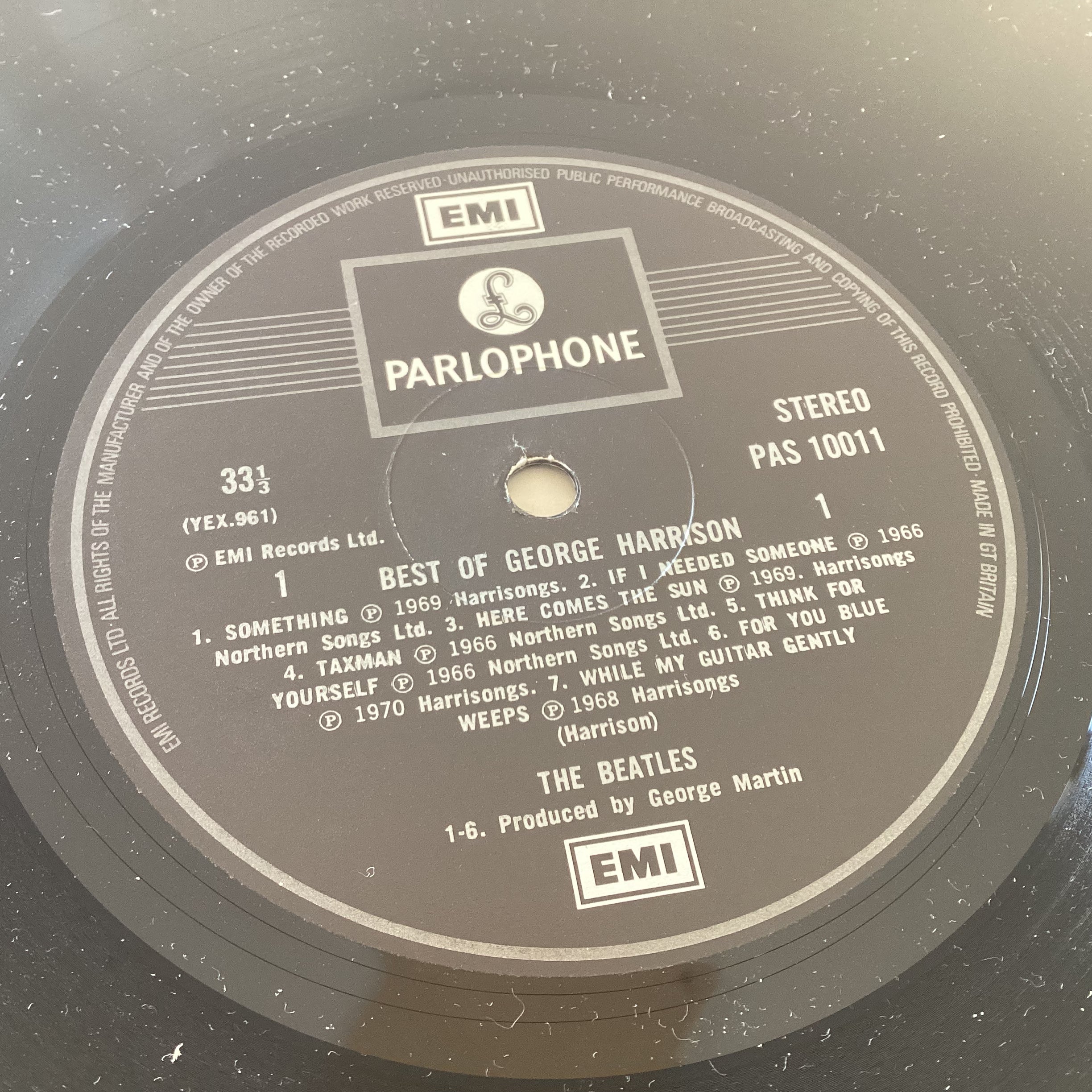 HARRISON, GEORGE = BEST OF (UK 1976) (USED)
