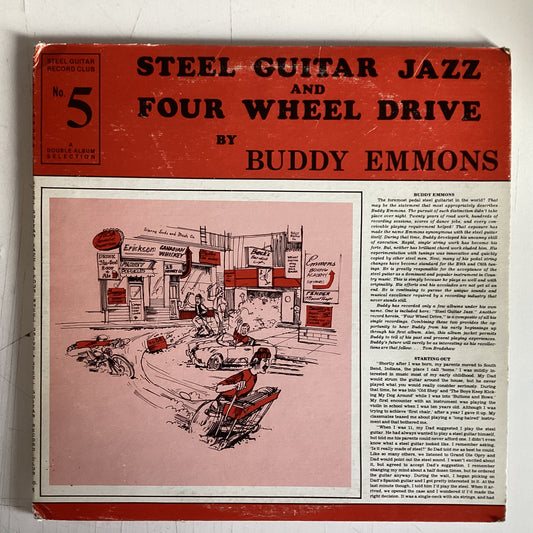 EMMONS, BUDDY = STEEL GUITAR JAZZ & FOUR WHEEL DRIVE (US 1975) (USED)