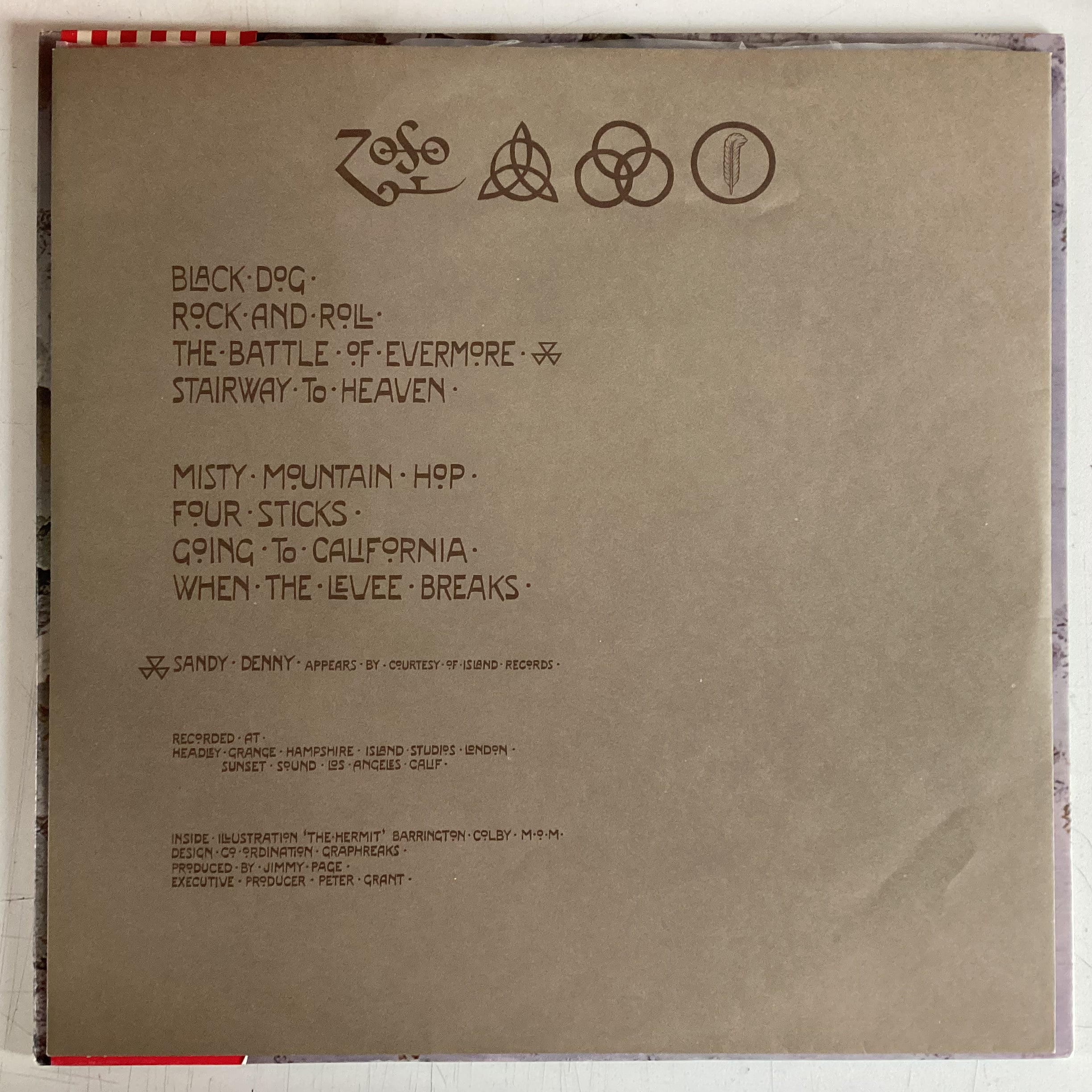 LED ZEPPELIN = IV (JAPAN 1976 REISSUE) (USED)