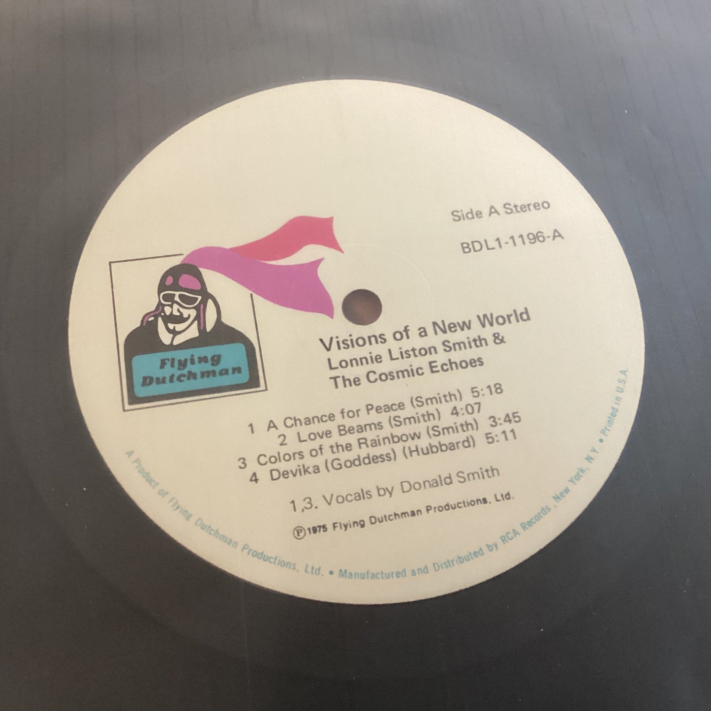 SMITH, LONNIE LISTON & THE COSMIC ECHOES = VISIONS OF A NEW WORLD (US 1975) (USED)