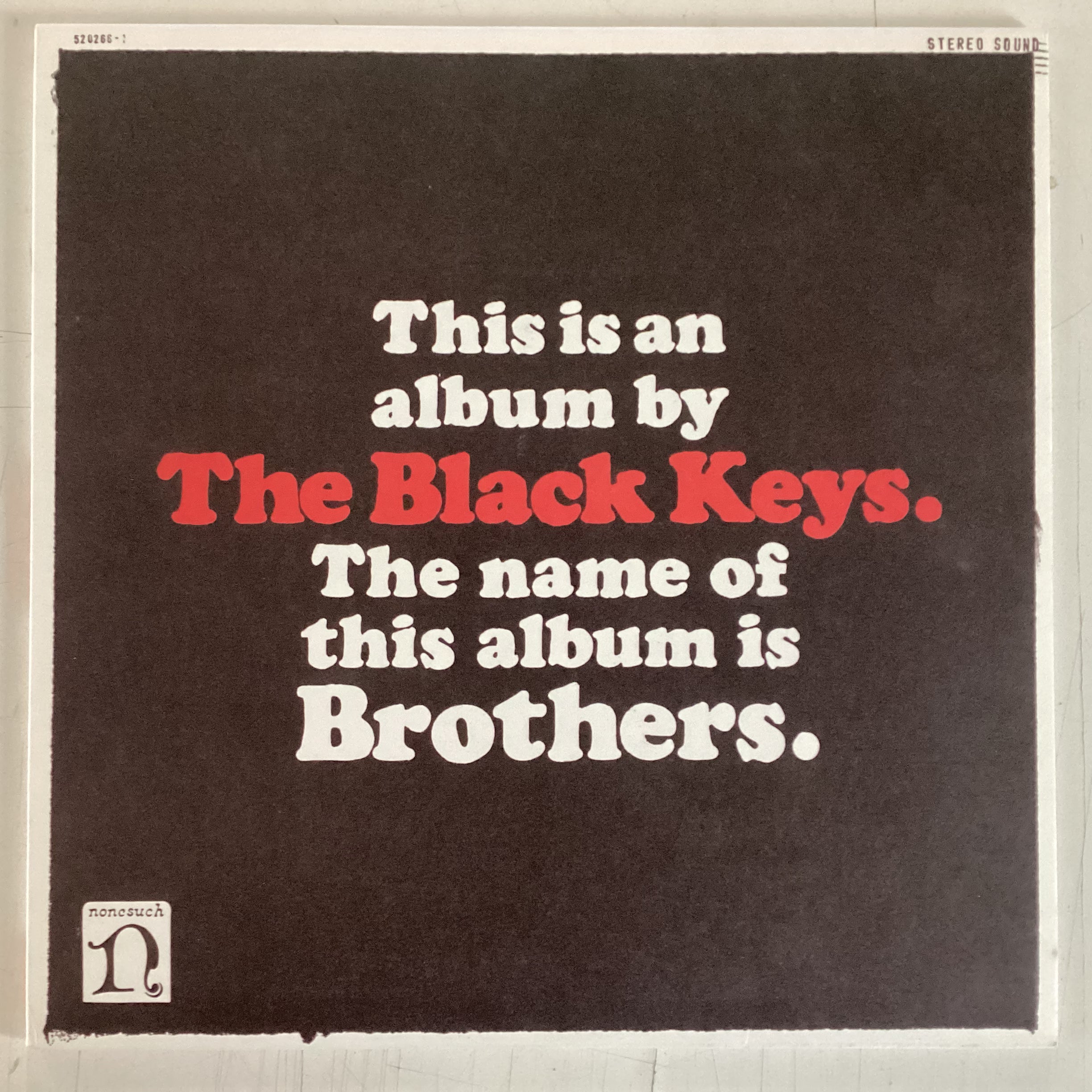 BLACK KEYS = BROTHER (US 2010) (USED)