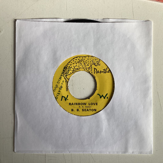 SEATON, B.B. / CONCIOUS MINDS = RAINBOW LOVE (7 IN.) (JAMAICA 1972) (USED)