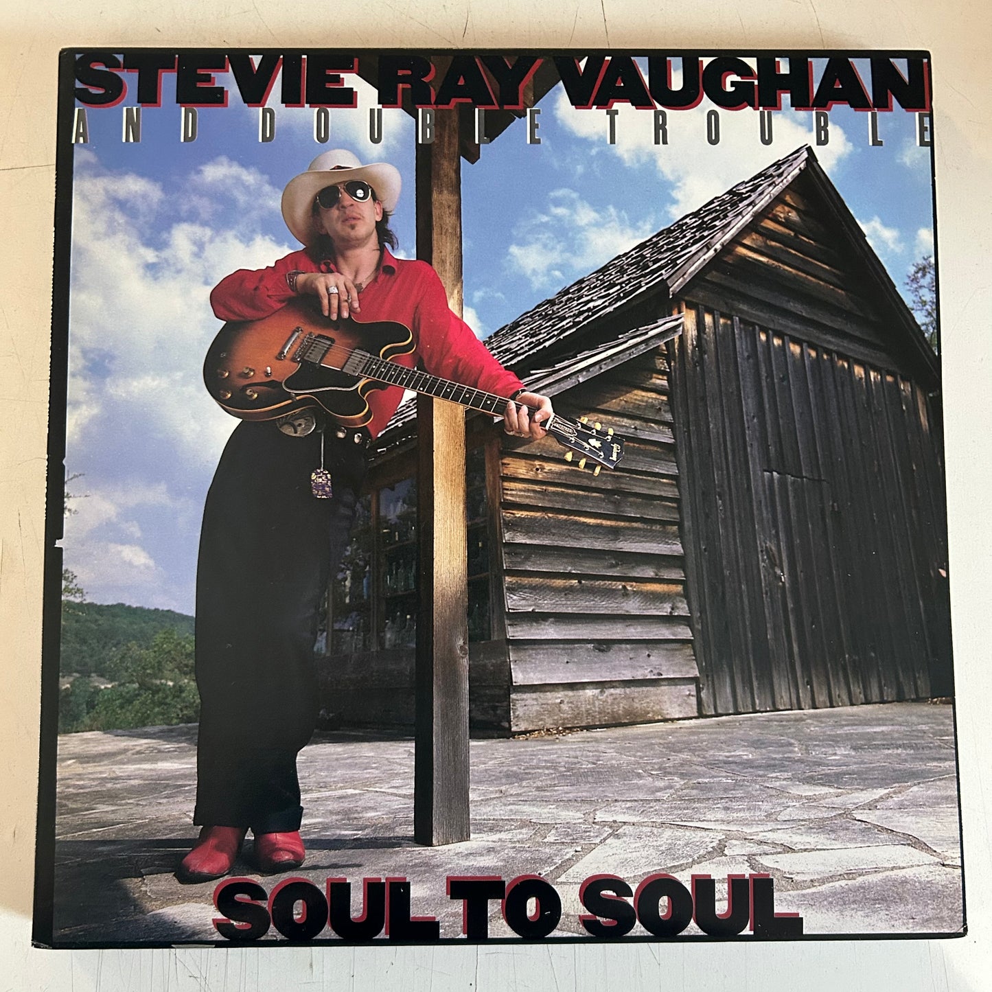 VAUGHAN, STEVIE RAY & DOUBLE TROUBLE = SOUL TO SOUL (CDN 1985) (USED)