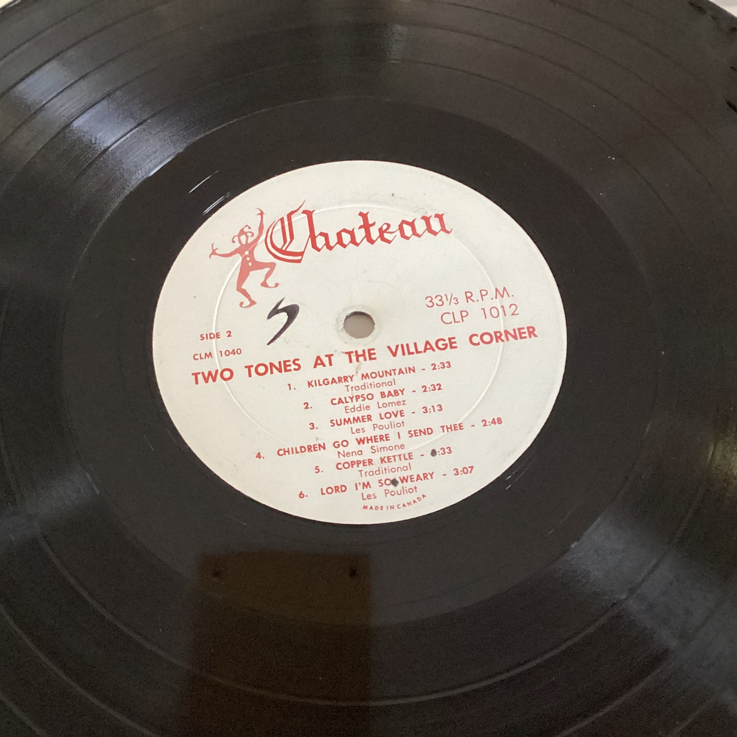 TWO TONES (LIGHTFOOT, GORDON) = AT THE VILLAGE CORNER [STEREO] (CDN 1962) (USED)