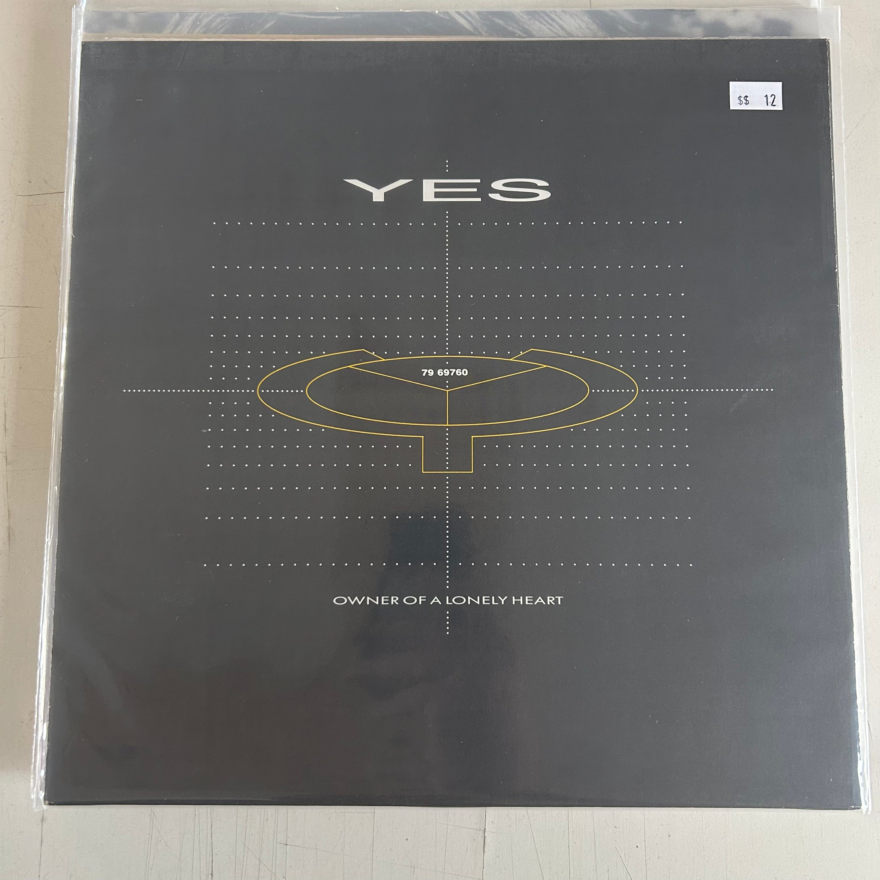 YES = OWNER OF A LONELY HEART (12 IN.) (CDN 1983) (USED)