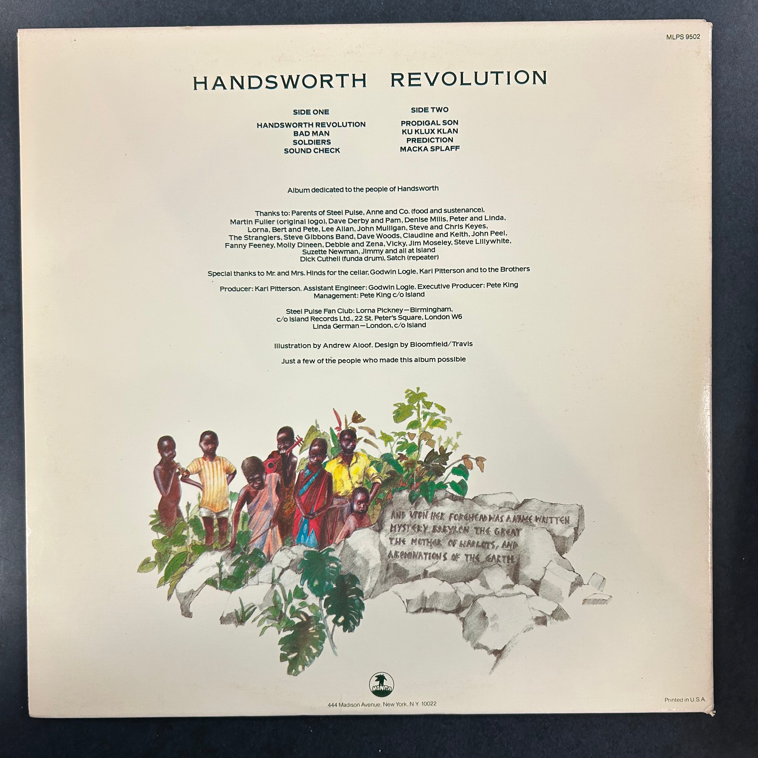 STEEL PULSE = HANDSWORTH REVOLUTION (USA 1978) (USED)
