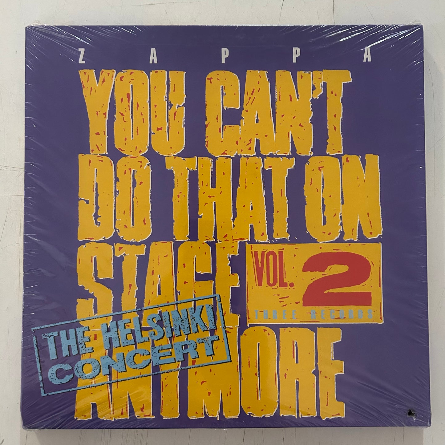 ZAPPA, FRANK = YOU CAN'T DO THAT ON STAGE ANYMORE : VOL. 2 (US 1988) (SEALED)