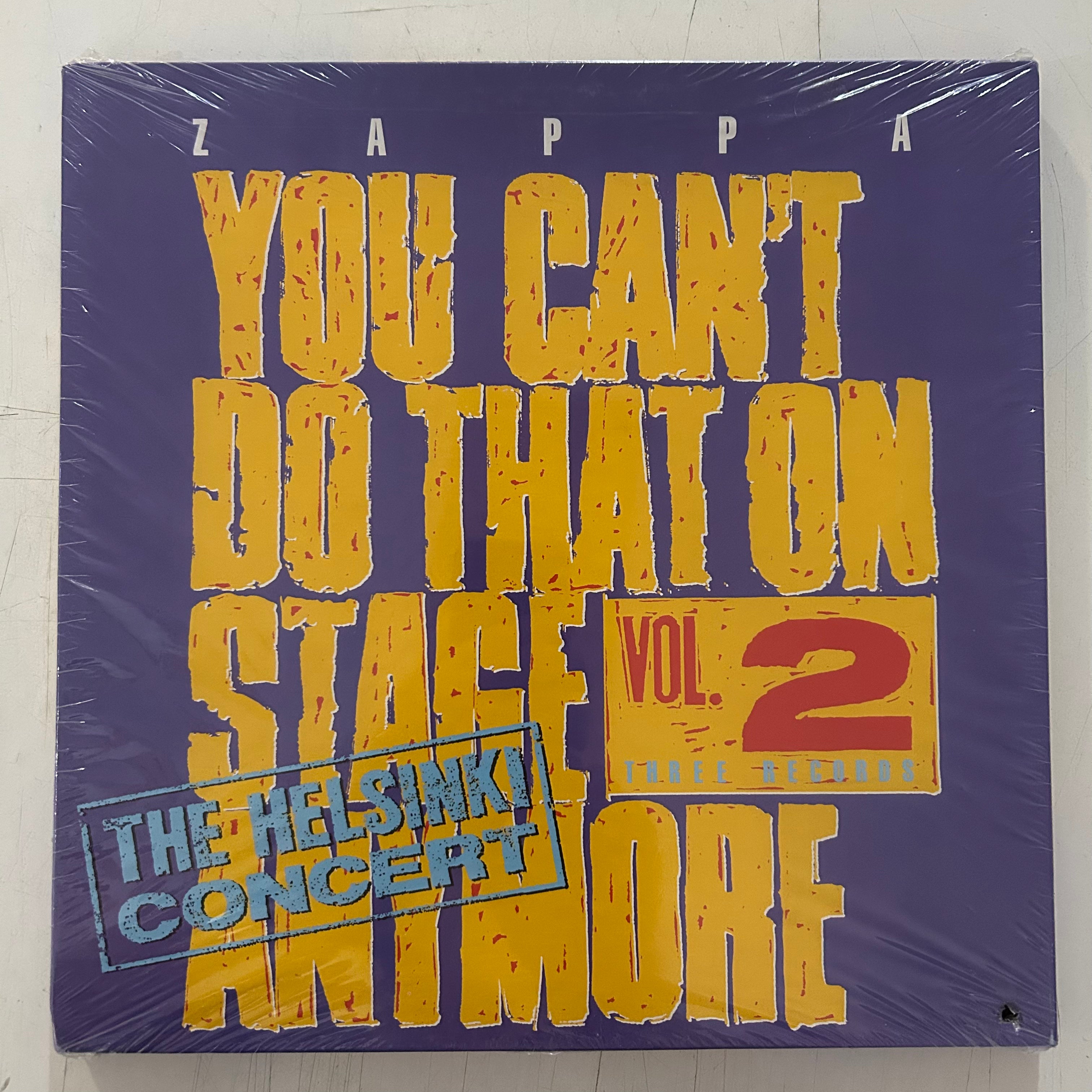 ZAPPA, FRANK = YOU CAN'T DO THAT ON STAGE ANYMORE : VOL. 2 (US 1988) (SEALED)
