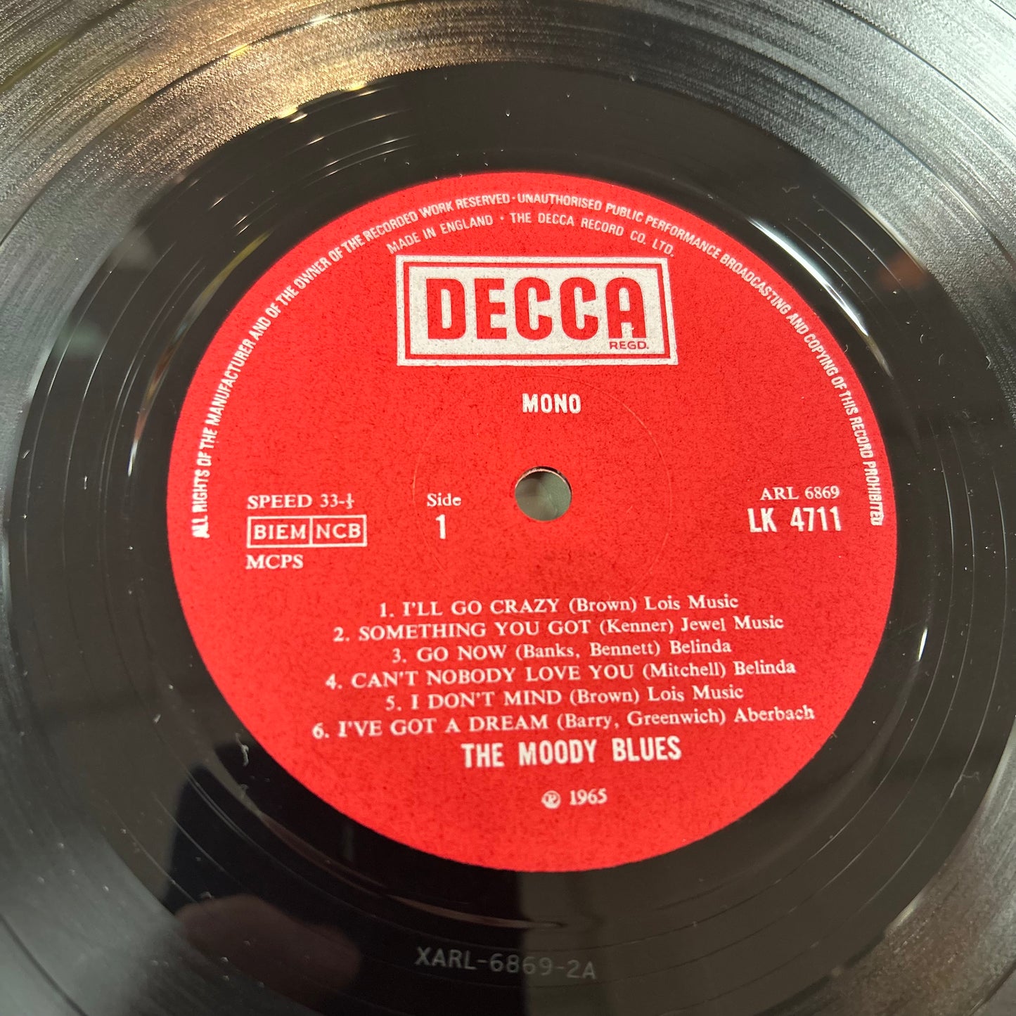 MOODY BLUES = MAGNIFICENT MOODIES (MONO) (UK 1970 REISSUE) (USED)