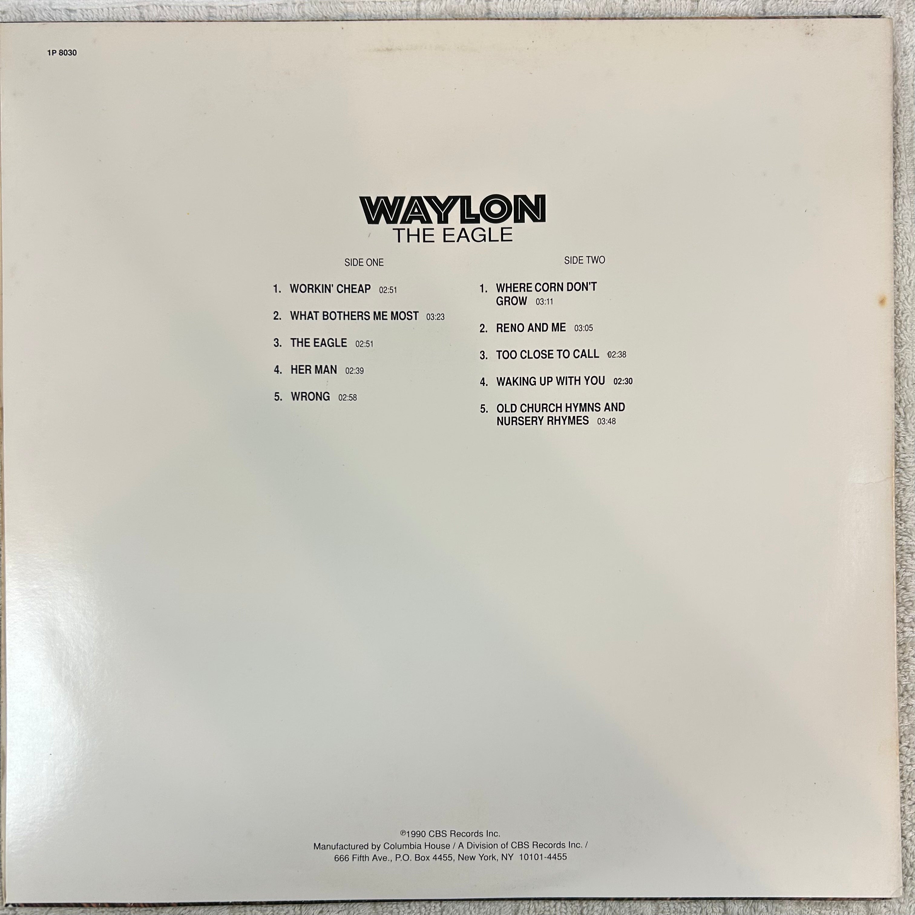 JENNINGS, WAYLON = EAGLE (US 1990) (USED)