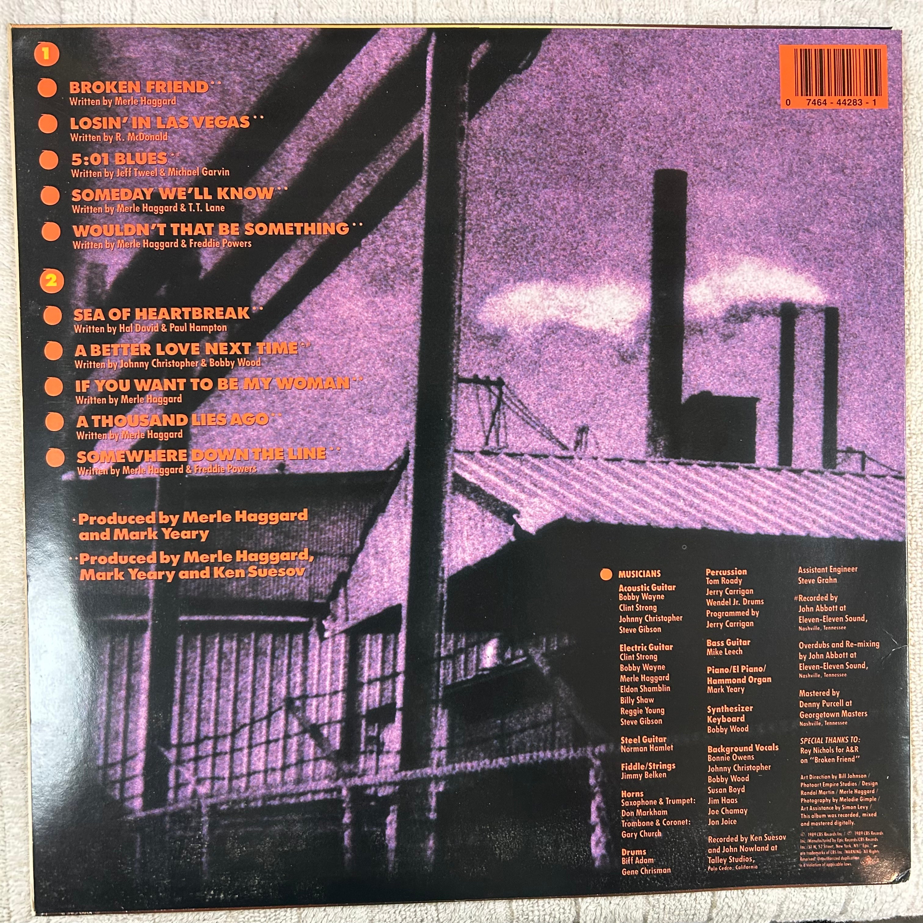 HAGGARD, MERLE = 5:01 BLUES (US 1989) (USED)