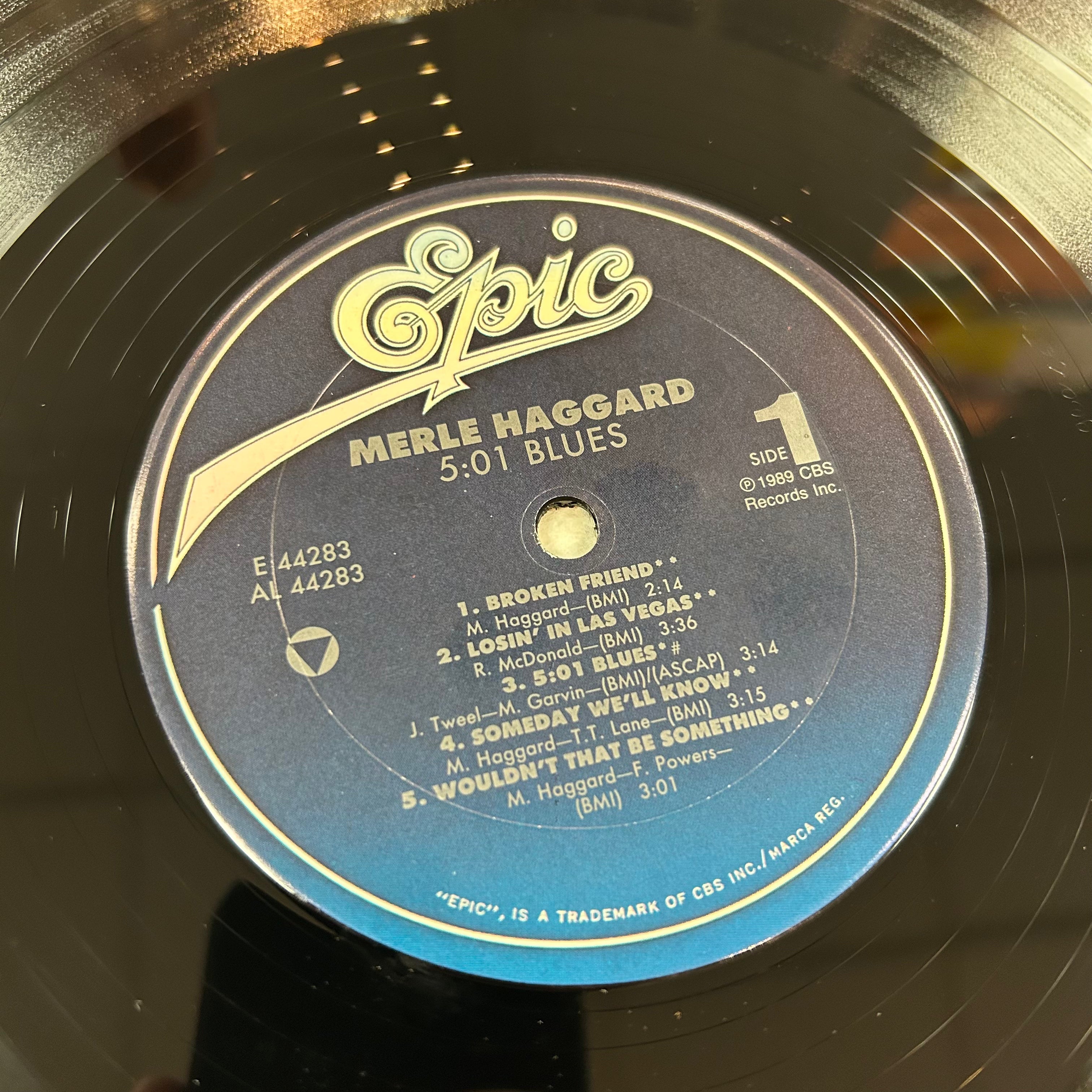 HAGGARD, MERLE = 5:01 BLUES (US 1989) (USED)