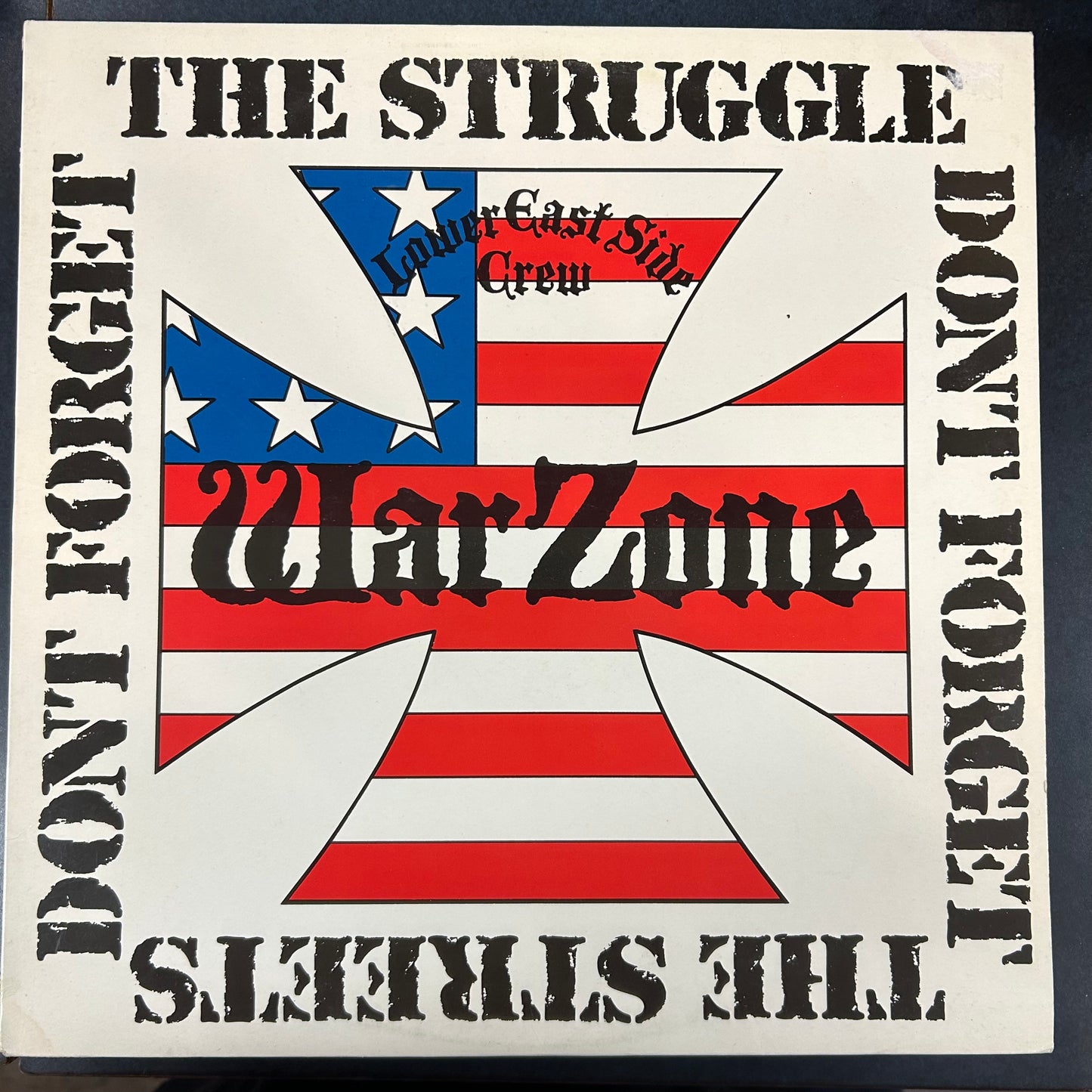 WARZONE = DON'T FORGET THE STRUGGLE (US 1988 REISSUE) (USED)