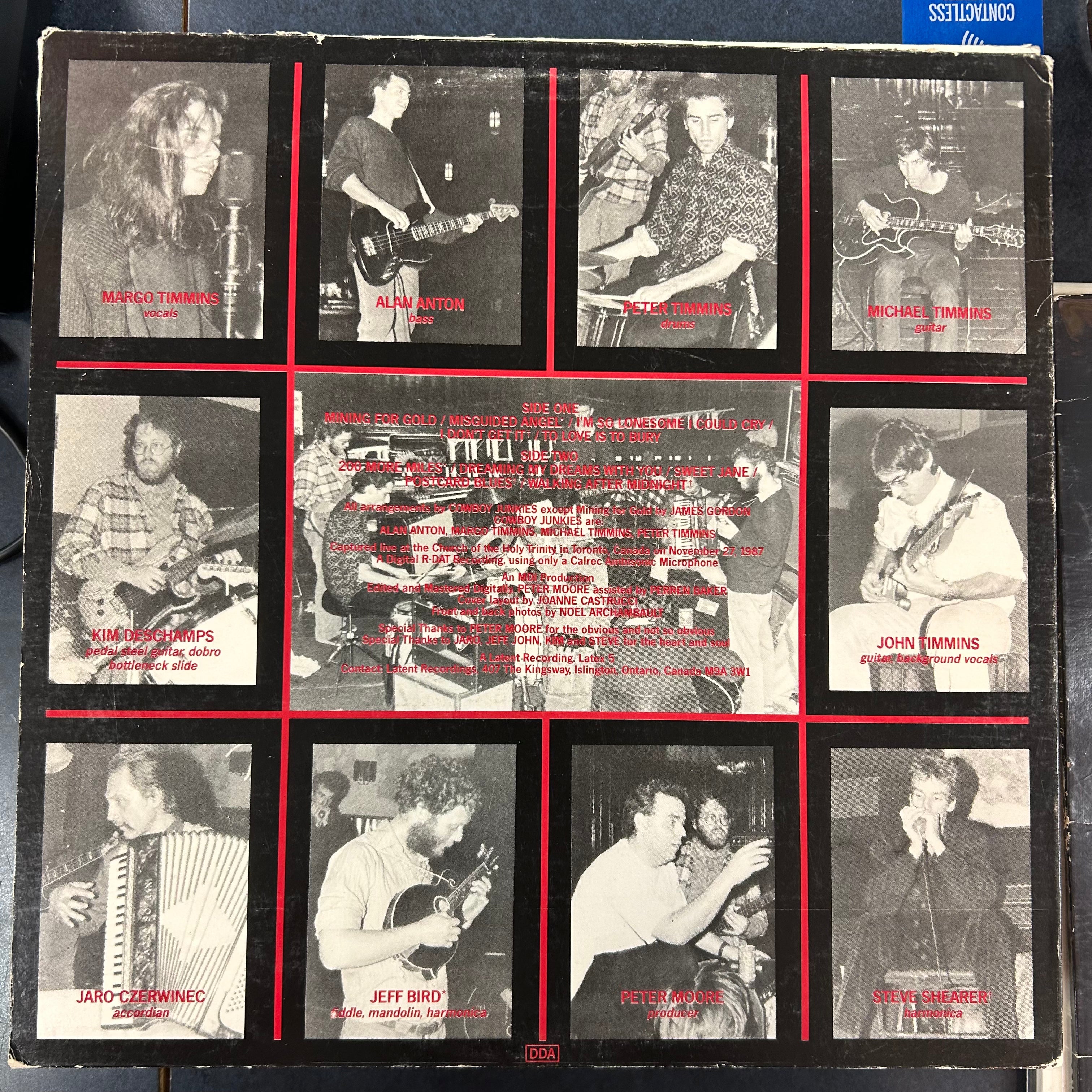 COWBOY JUNKIES = TRINITY SESSION (CDN 1988) (USED)