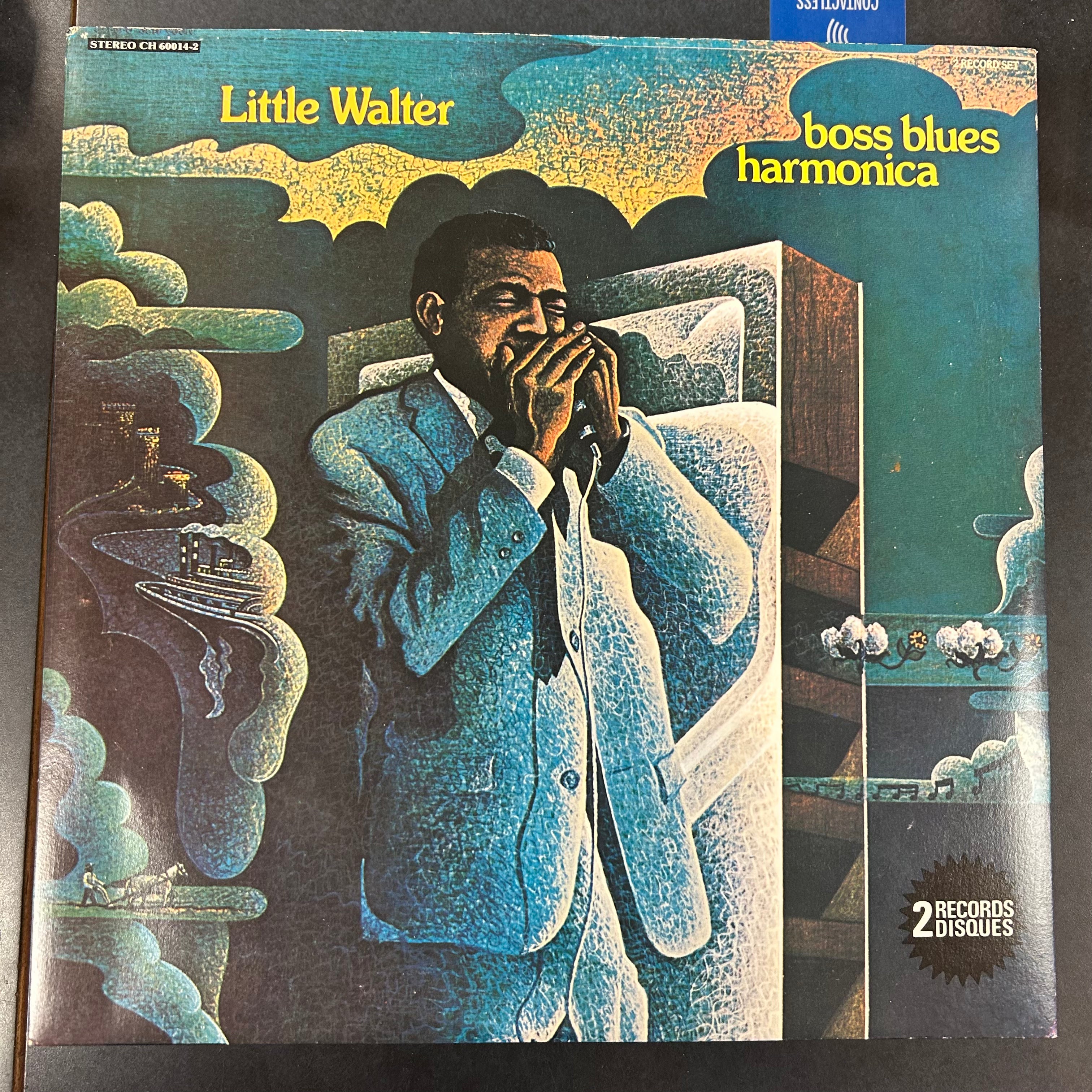LITTLE WALTER = BOSS BLUES HARMONICA (CDN 1981 REISSUE) (USED)