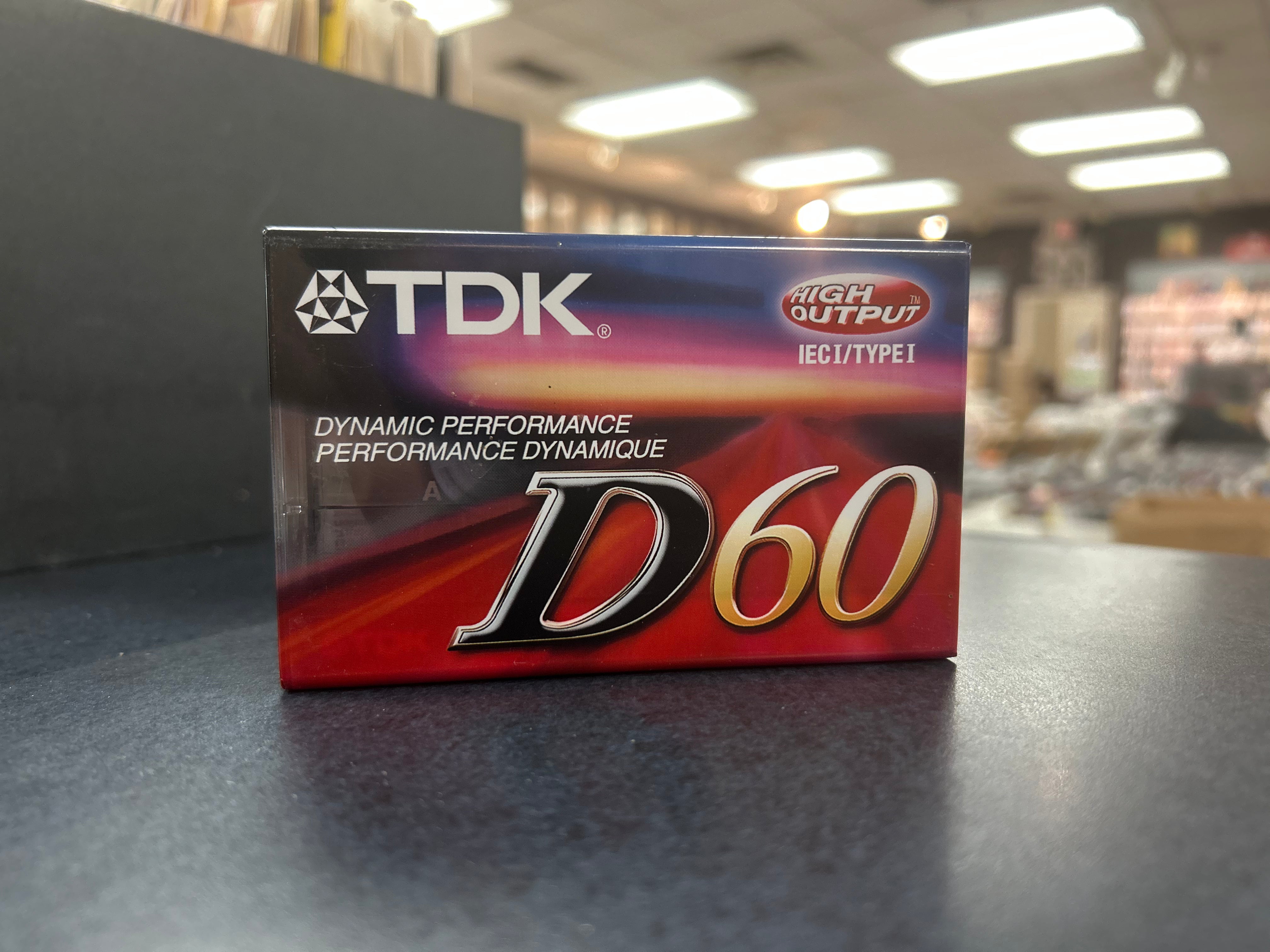 TDK D60 CASSETTE (BLANK)