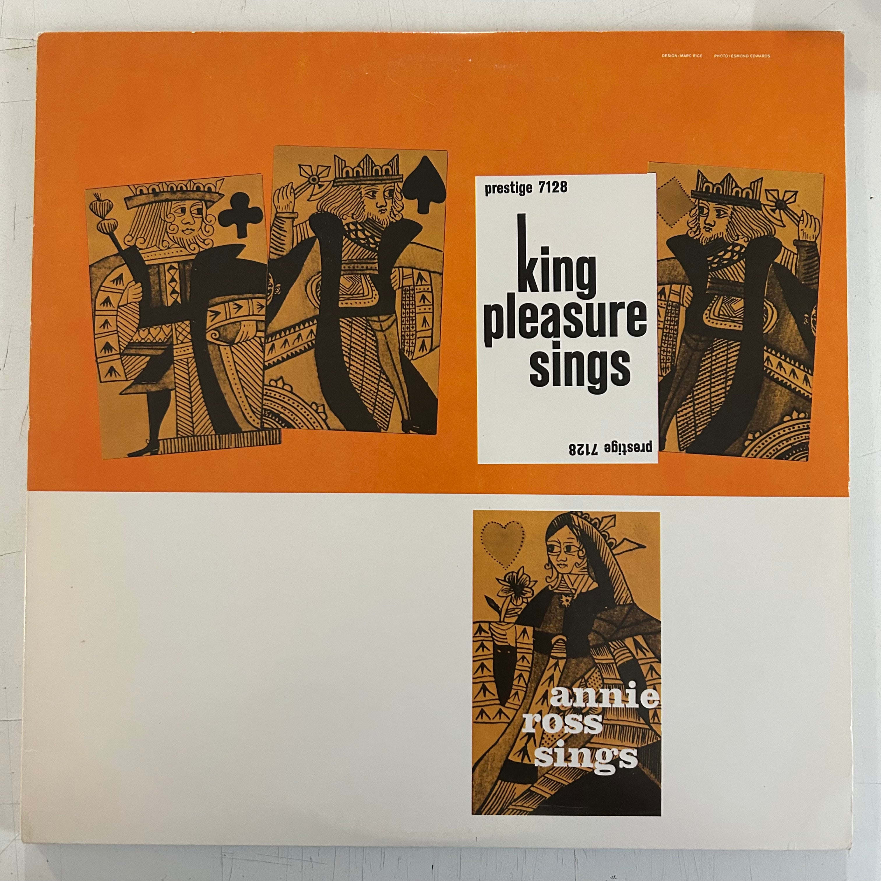 KING PLEASURE / ROSS, ANNIE = SINGS (US 1986 REISSUE) (USED)
