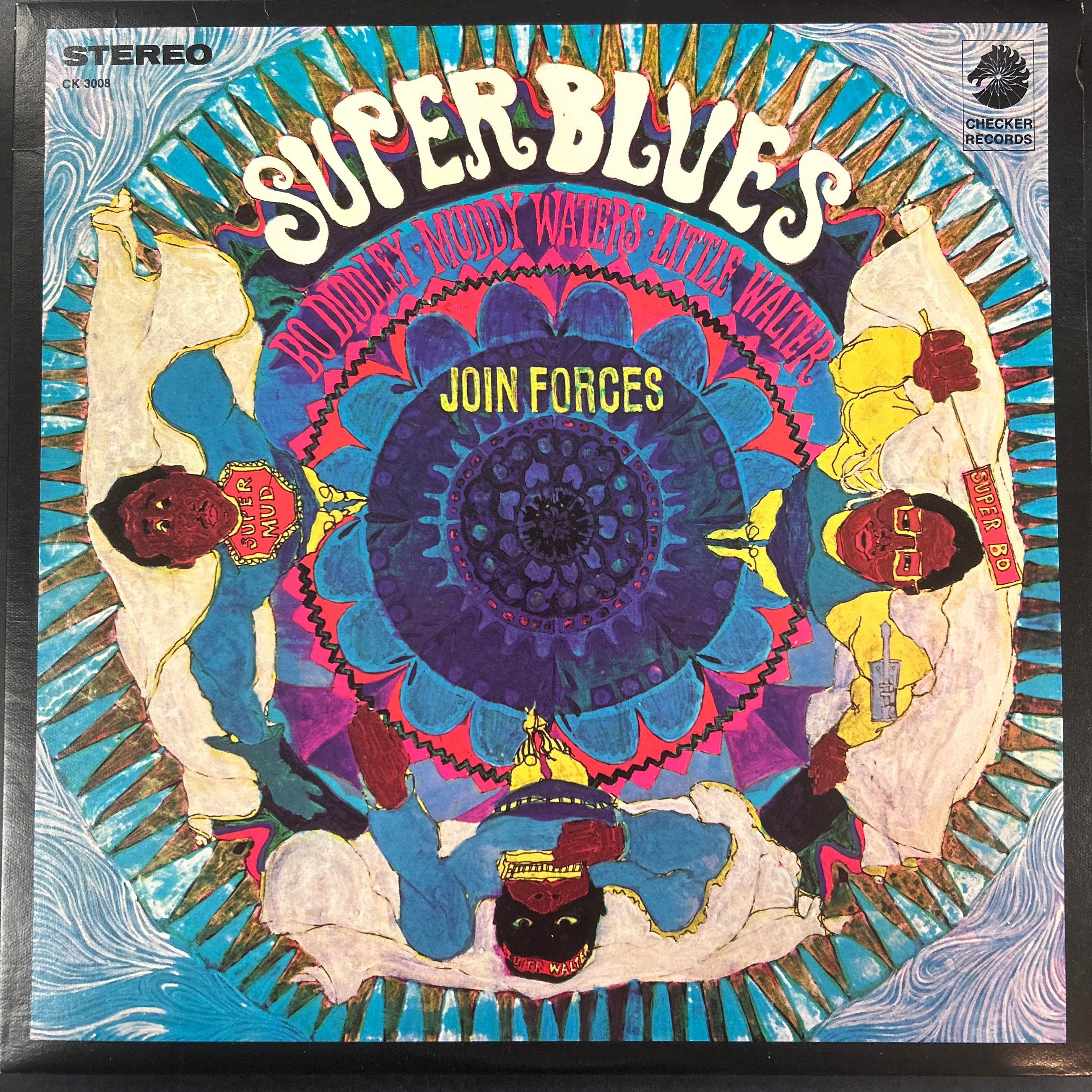 DIDDLEY, BO / WATERS, MUDDY / LITTLE WALTER = SUPER BLUES (CDN 1981 REISSUE) (USED)