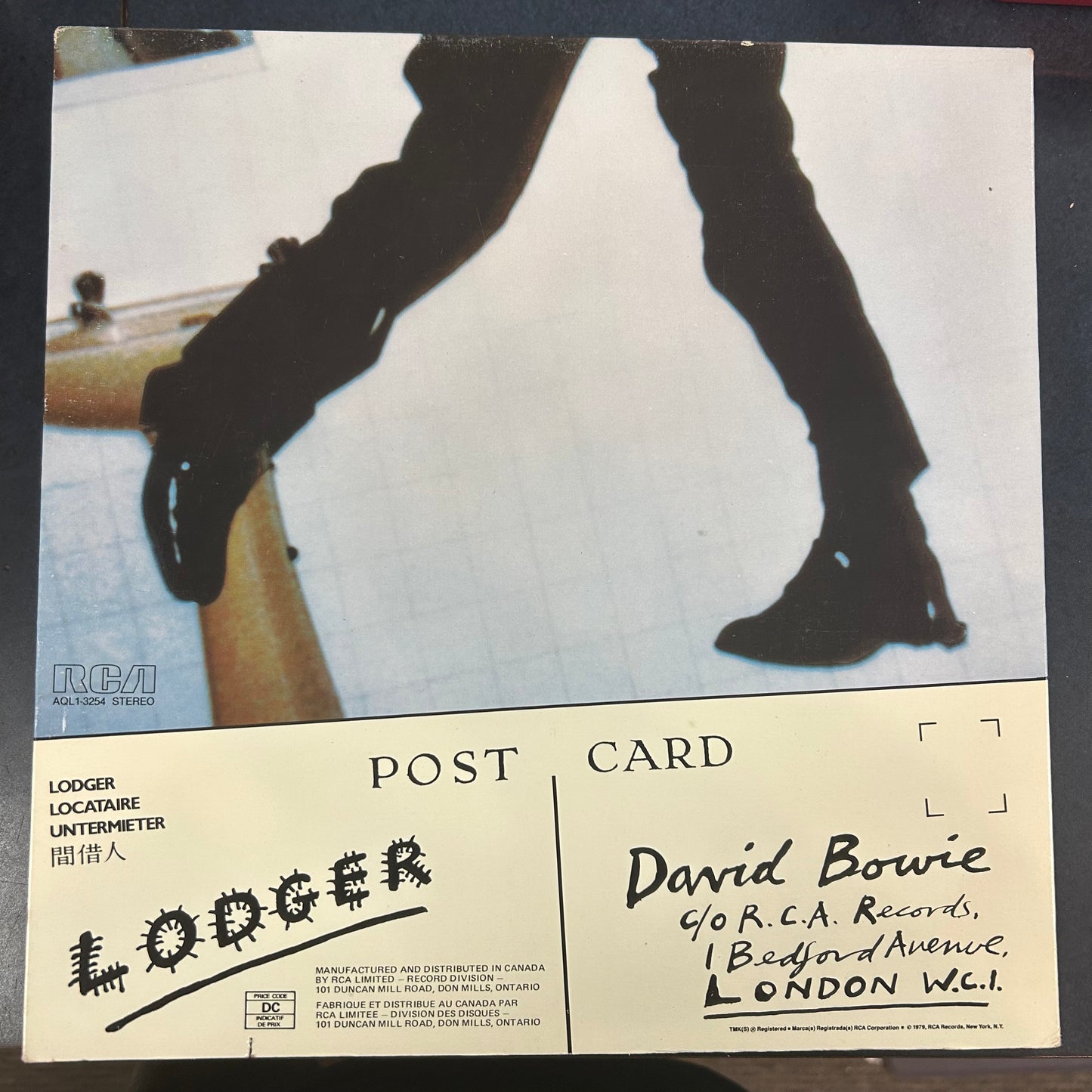 BOWIE, DAVID = LODGER (CDN 1979) (USED)