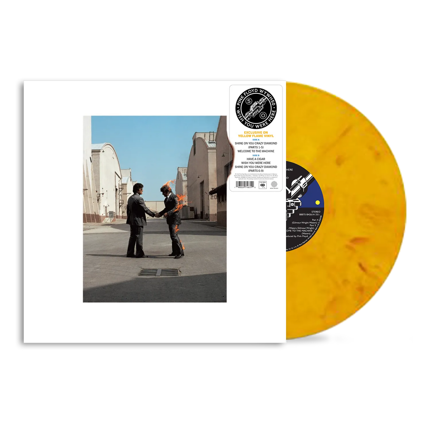 PINK FLOYD = WISH YOU WERE HERE: 50TH ANN. (180G/YELLOW)