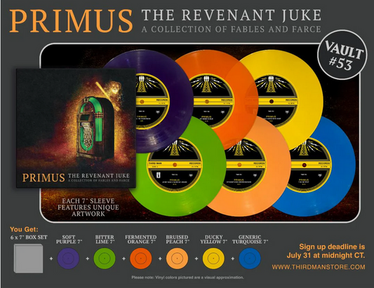 PRIMUS = REVENANT JUKE: COLLECTION OF FABLES AND FARCE (6X7 IN.) // THIRD MAN VAULT 53