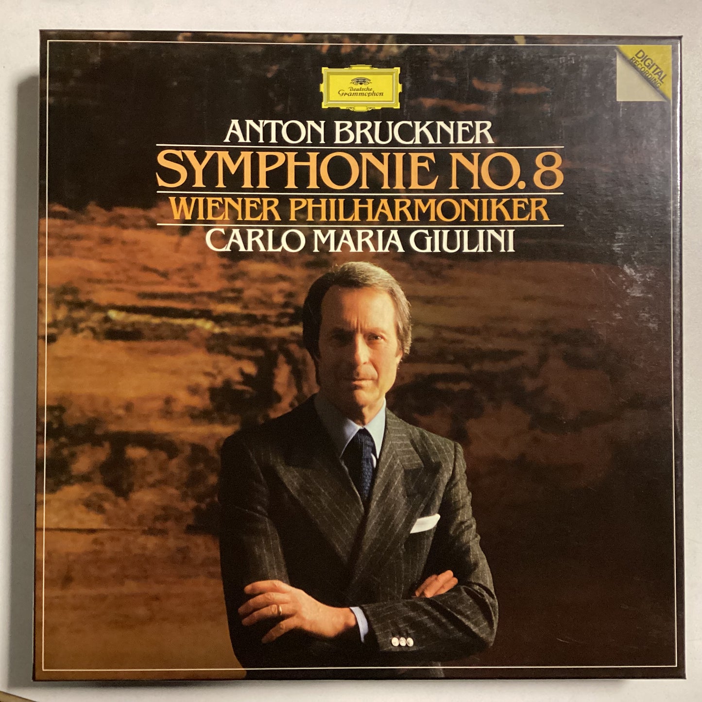BRUCKNER, ANTON = SYMPHONIE NO. 8 / WIENER PHIL / GIULINI (EU 1985) (USED)