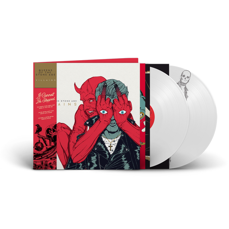 QUEENS OF THE STONE AGE = VILLAINS (2LP/180G/WHITE) /INDIE EXC. WAX