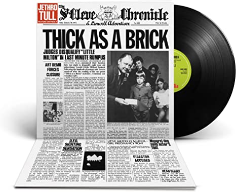 JETHRO TULL = THICK AS A BRICK: 50TH ANN. (180G/NEWSPAPER)