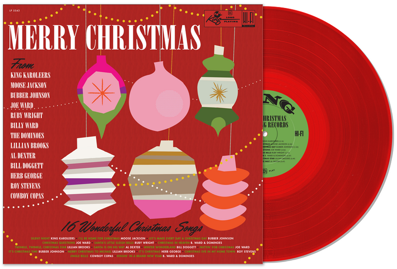 VARIOUS = MERRY CHRISTMAS FROM KING RECORDS (RED WAX)