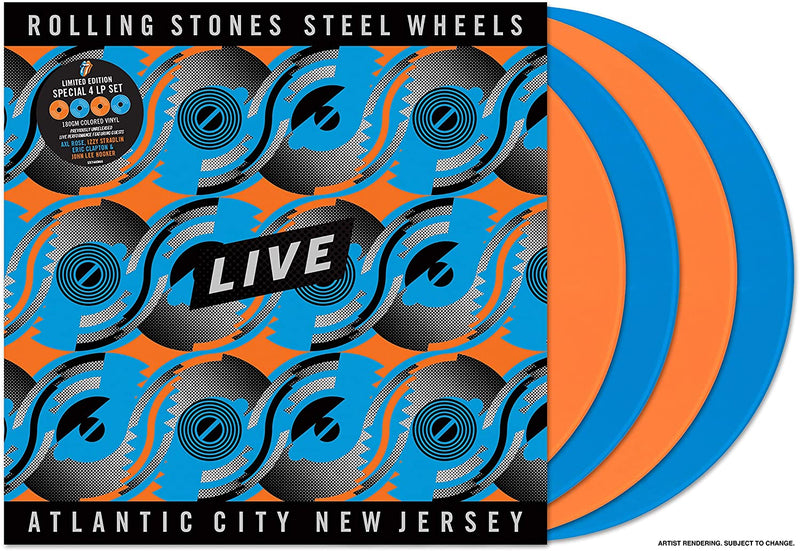 ROLLING STONES = STEEL WHEELS LIVE: ATLANTIC CITY, NJ (4LP)