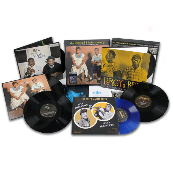 FITZGERALD, ELLA & ARMSTRONG, LOUIS = COMPLETE STUDIO MASTER TAKES (BOX SET)