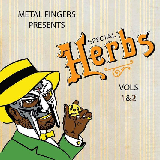 MF DOOM (METAL FINGERS) = SPECIAL HERBS VOLS 1 & 2 (2LP/180G/YELLOW)