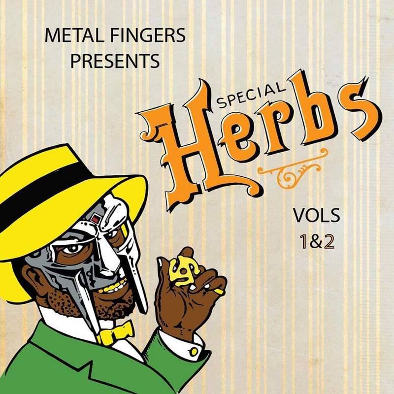 MF DOOM (METAL FINGERS) = SPECIAL HERBS VOLS 1 & 2 (2LP/180G/YELLOW)